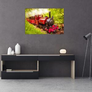 Slika parnega vlaka (90x60 cm)