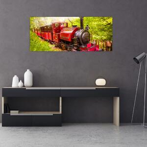 Slika parnega vlaka (120x50 cm)
