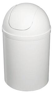 Poseidon Kanta za otpatke s pomičnim poklopcem (5 l, Plastika, Bijele boje)