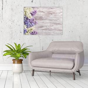 Slikanje lila na lesu (70x50 cm)