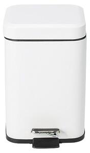 Venus Kanta za otpad s nožnim mehanizmom Quadra (3 l, Metal, Bijele boje)