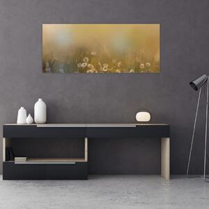 Slika - Oljna slika marjetic (120x50 cm)