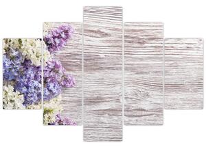 Slikanje lila na lesu (150x105 cm)