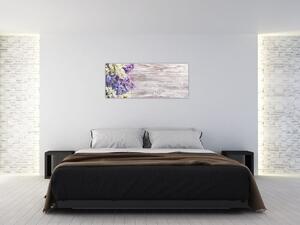 Slikanje lila na lesu (120x50 cm)