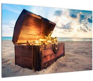Slika - Zaklad na plaži (90x60 cm)
