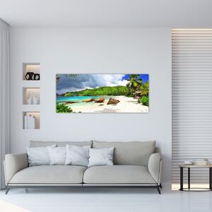 Slika - Sejšeli, plaža Takamaka (120x50 cm)