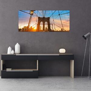 Slika - Brooklynski most, Manhattan, New York (120x50 cm)