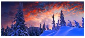 Slika - Zimski somrak (120x50 cm)