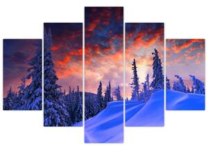 Slika - Zimski somrak (150x105 cm)