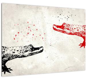 Slika - Krokodili (70x50 cm)