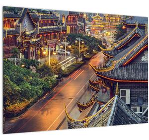 Slika - Qintai Road, Chengdu, Kitajska (70x50 cm)