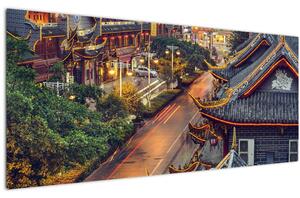 Slika - Qintai Road, Chengdu, Kitajska (120x50 cm)
