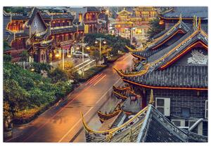 Slika - Qintai Road, Chengdu, Kitajska (90x60 cm)