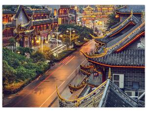 Slika - Qintai Road, Chengdu, Kitajska (70x50 cm)