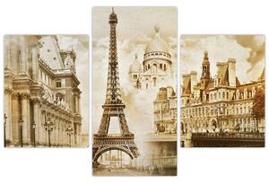 Slika - Pariški spomeniki (90x60 cm)
