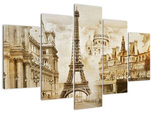 Slika - Pariški spomeniki (150x105 cm)