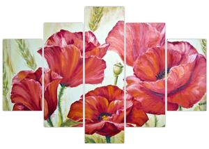 Slika - Cvetovi maka (150x105 cm)