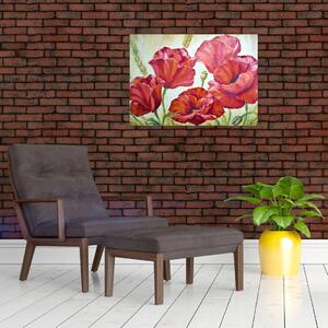 Slika - Cvetovi maka (70x50 cm)