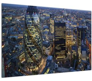 Slika - Večerna panorama Londona (90x60 cm)