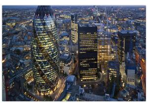 Slika - Večerna panorama Londona (90x60 cm)
