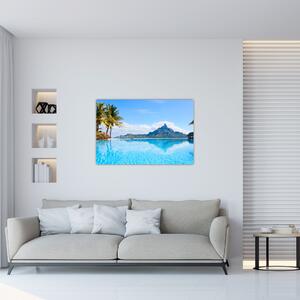 Slika - Bora-Bora, Francoska Polinezija (90x60 cm)