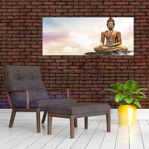 Slika - Buda, ki nadzoruje zemljo (120x50 cm)