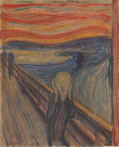 Munch, Edvard - Reprodukcija umjetnosti The Scream, 1893, (30 x 40 cm)