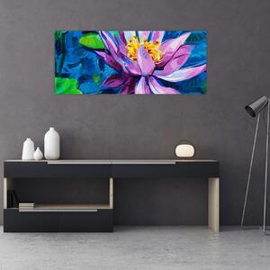 Podoba vodne lilije na vodi (120x50 cm)