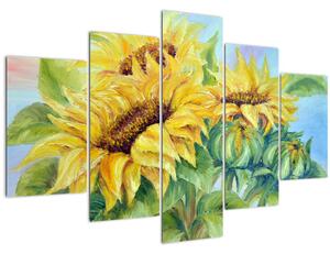 Slika cvetočih sončnic (150x105 cm)