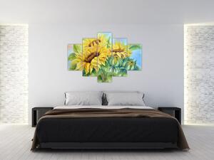 Slika cvetočih sončnic (150x105 cm)