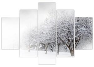 Slika - Zimska ulica (150x105 cm)