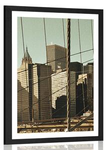 Plakat s paspartuom Manhattan