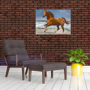 Slika konja na plaži (70x50 cm)