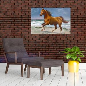 Slika konja na plaži (90x60 cm)