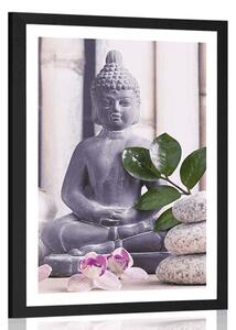 Plakat s paspartuom wellness Buddha