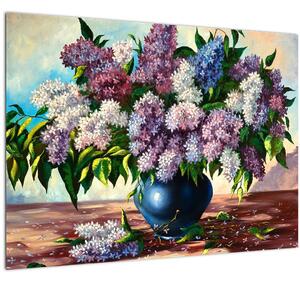 Slika - Šopek lila (70x50 cm)