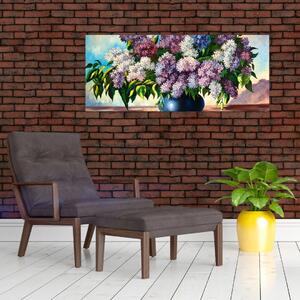 Slika - Šopek lila (120x50 cm)