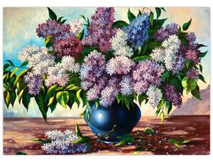 Slika - Šopek lila (70x50 cm)