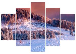 Slika zimske pokrajine (150x105 cm)