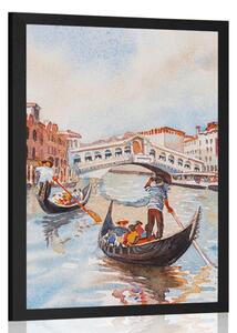 Plakat venecijanska gondola