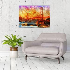 Slika - Golden Gate, San Francisco, Kalifornija (70x50 cm)