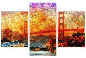 Slika - Golden Gate, San Francisco, Kalifornija (90x60 cm)