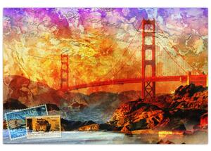 Slika - Golden Gate, San Francisco, Kalifornija (90x60 cm)