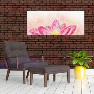 Slika lotosovega cveta (120x50 cm)