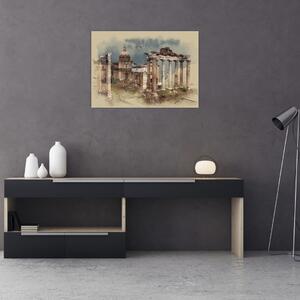 Slika - Rimski forum, Rim, Italija (70x50 cm)