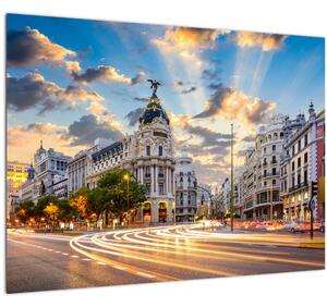 Slika - Calle Gran Vía, Madrid, Španija (70x50 cm)