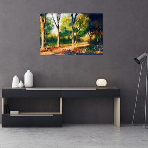 Podoba gozda v poletnem soncu, slika (90x60 cm)