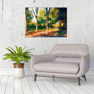 Podoba gozda v poletnem soncu, slika (70x50 cm)