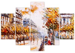 Slika - Ulica v Parizu (150x105 cm)
