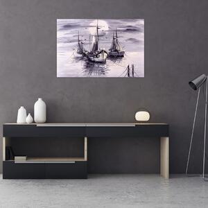 Slika - Port, oljna slika (90x60 cm)